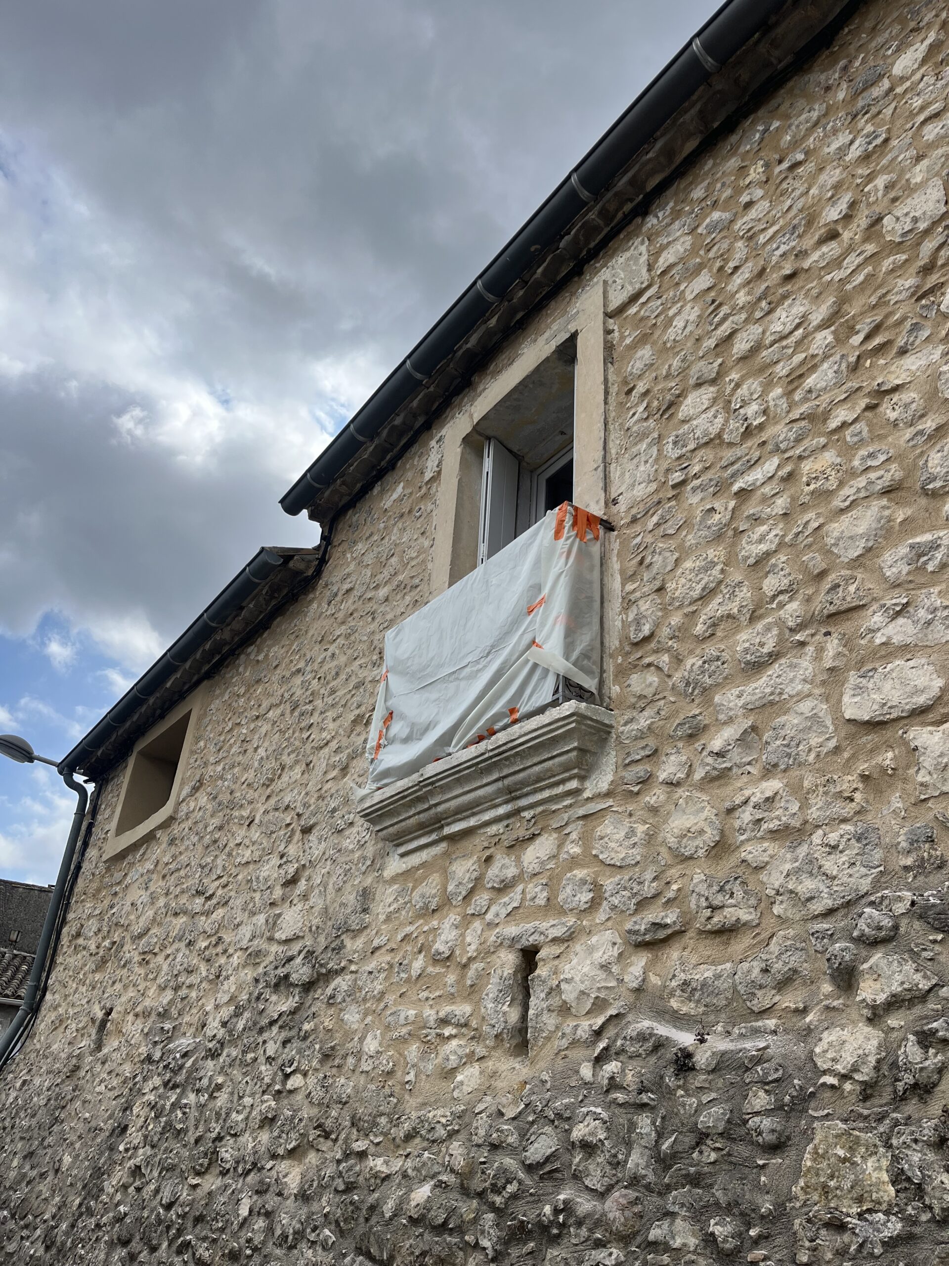 PROTECTION DU BALCON APRÈS TRAVAUX