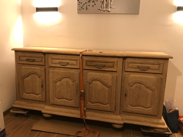 BAHUT APRÈS TRAVAUX D'AÉROGOMMAGE