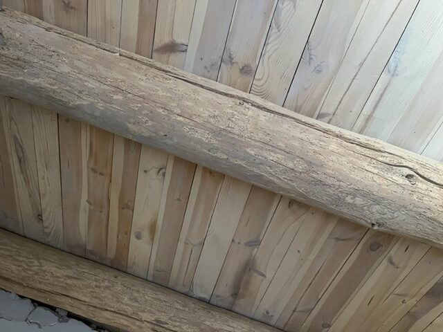 SABLAGE DE POUTRE EN BOIS TYPE RÉSINEUX