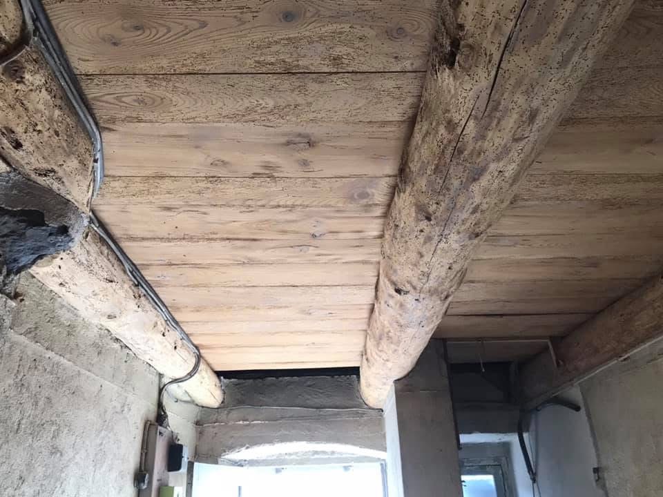 AEROGOMMAGE DE POUTRE