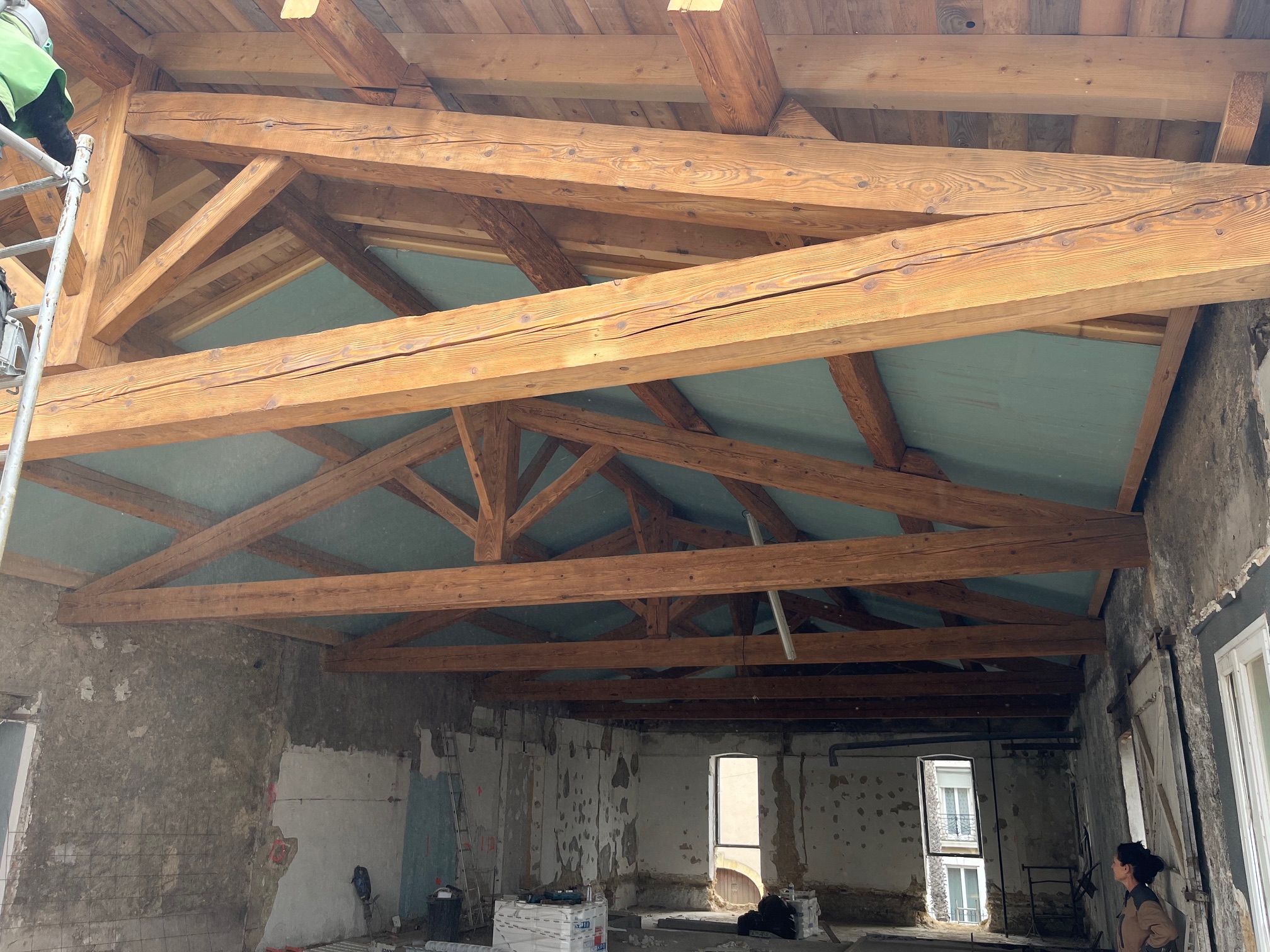 SABLAGE DE POUTRE BOIS 