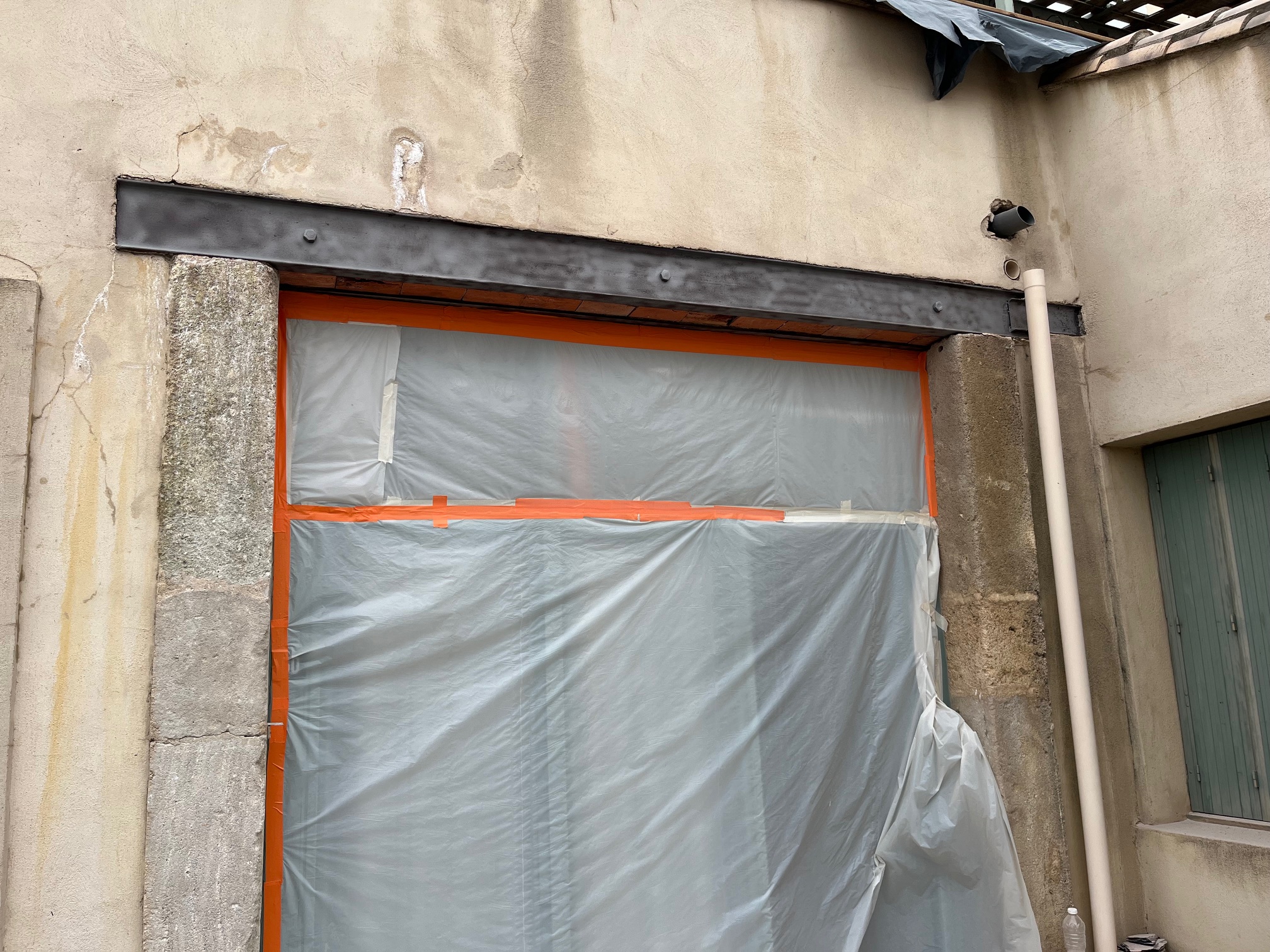 SABLAGE D'UNE POUTRE FER 