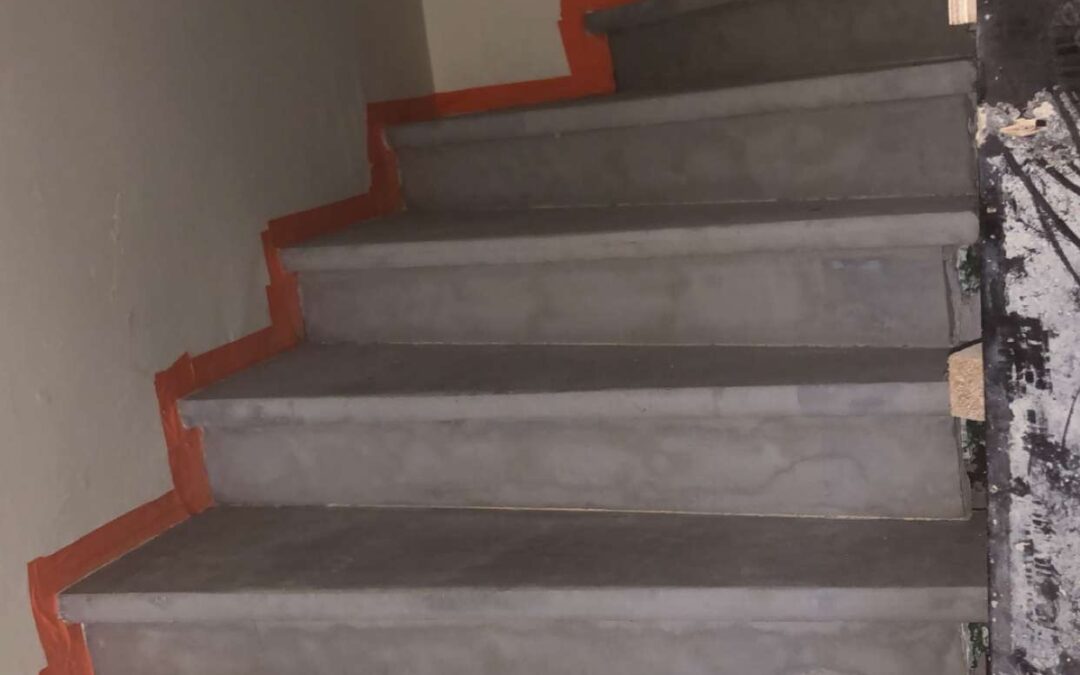DECAPAGE D’UN ESCALIER EN PIERRE À MONTPELLIER