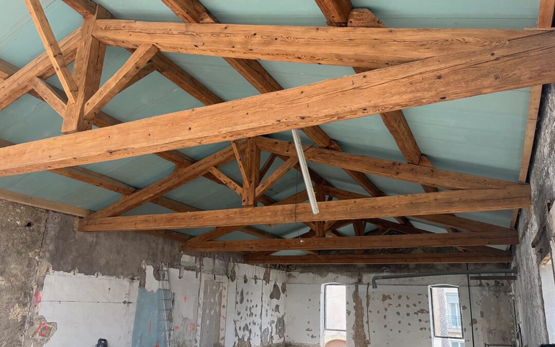 DÉCAPAGE DE POUTRES BOIS CHALETS À PERPIGNAN