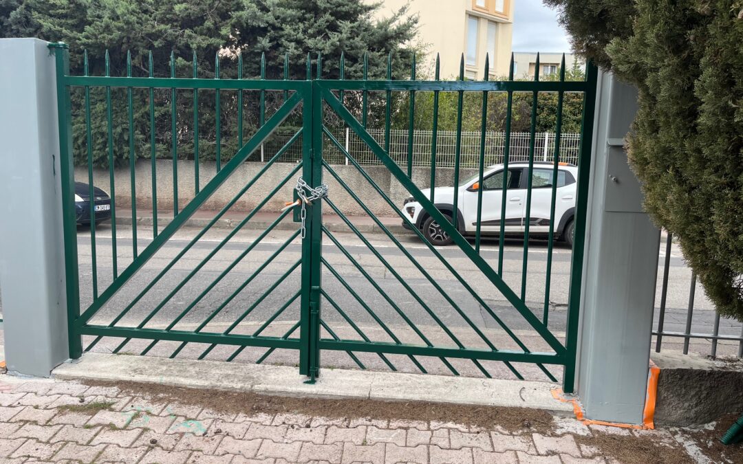 SABLAGE ET PEINTURE DE PORTAILS FER À MONTPELLIER