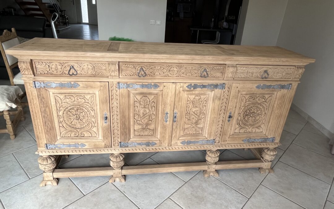 AEROGOMMAGE DE MEUBLE EN BOIS À NARBONNE