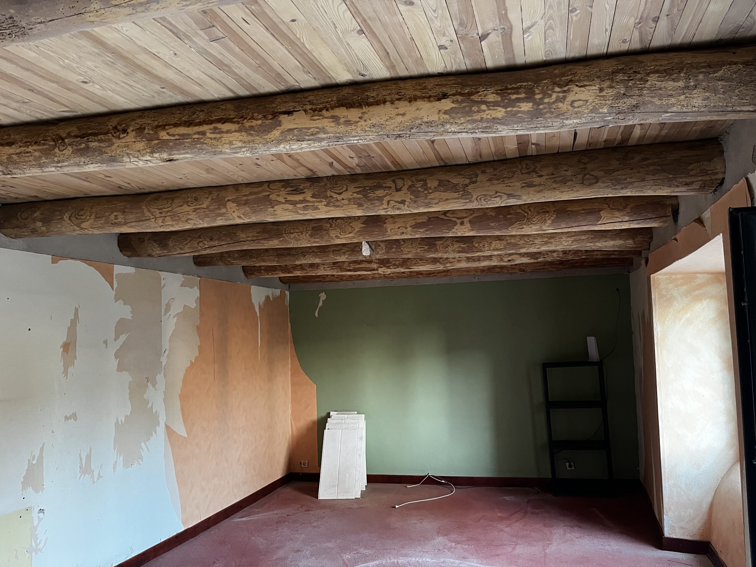 Poutre bois décapé 