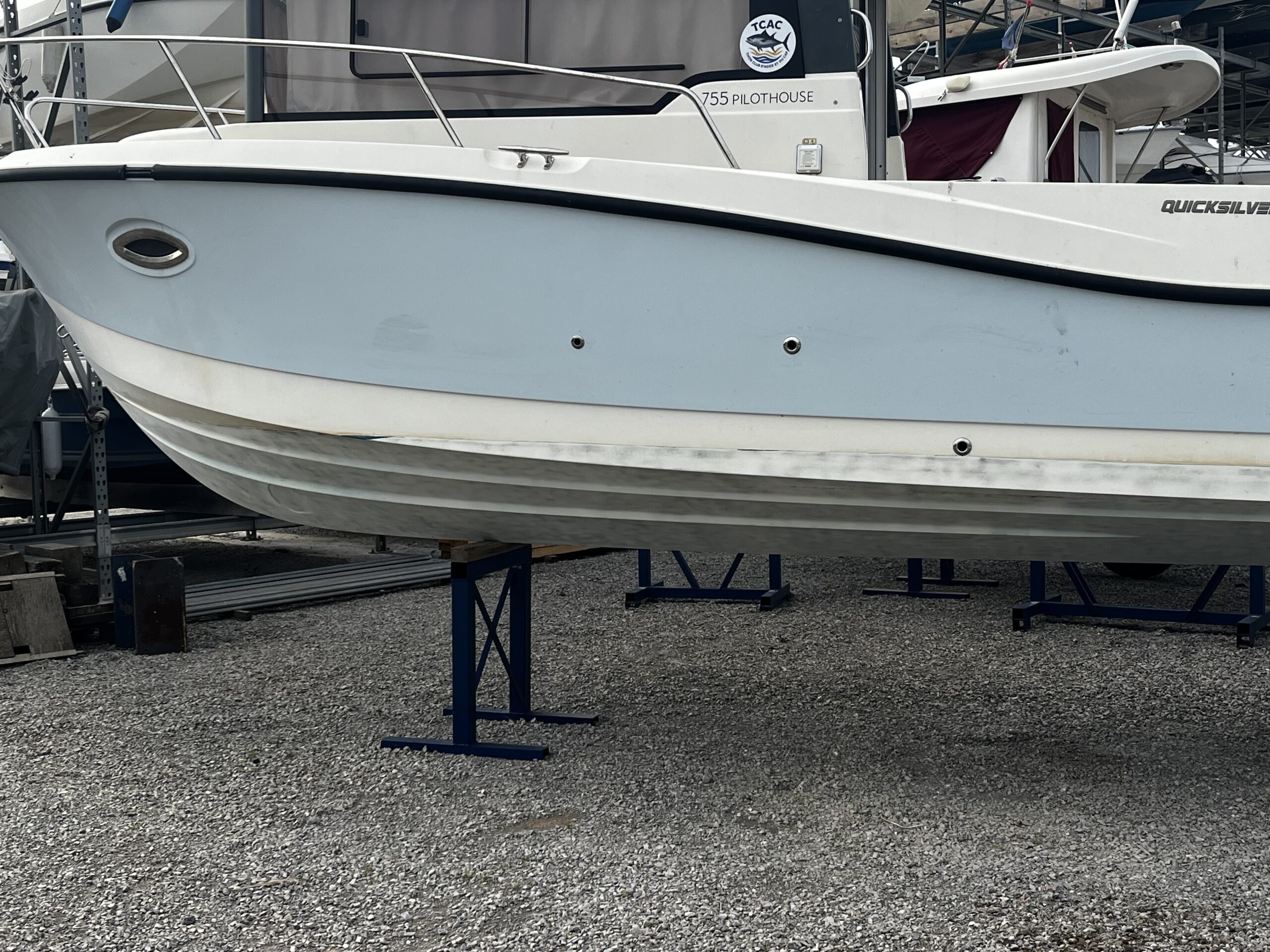 application d'un antifouling