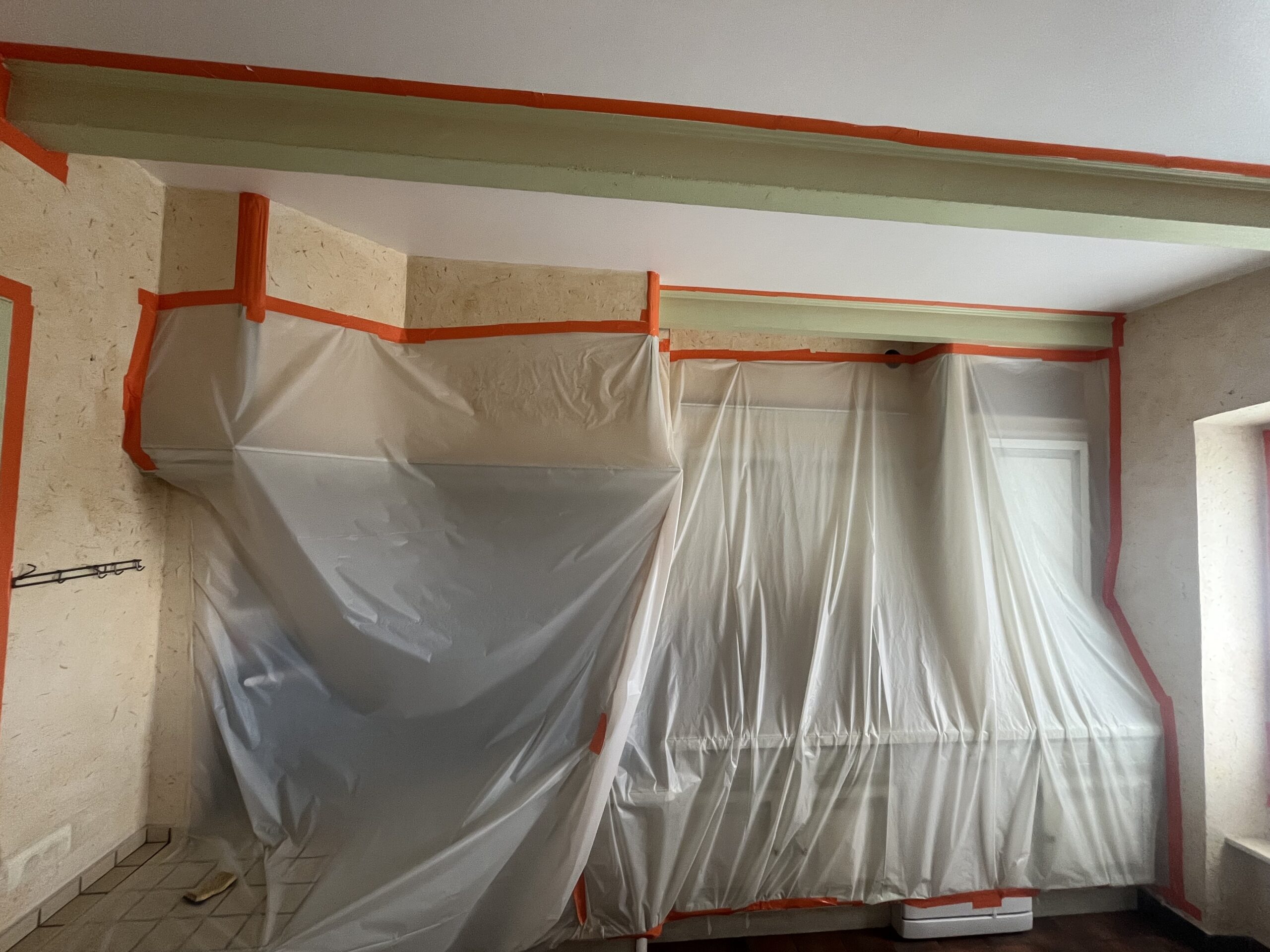 Travaux de protection de l'habitat avant les travaux de décapage